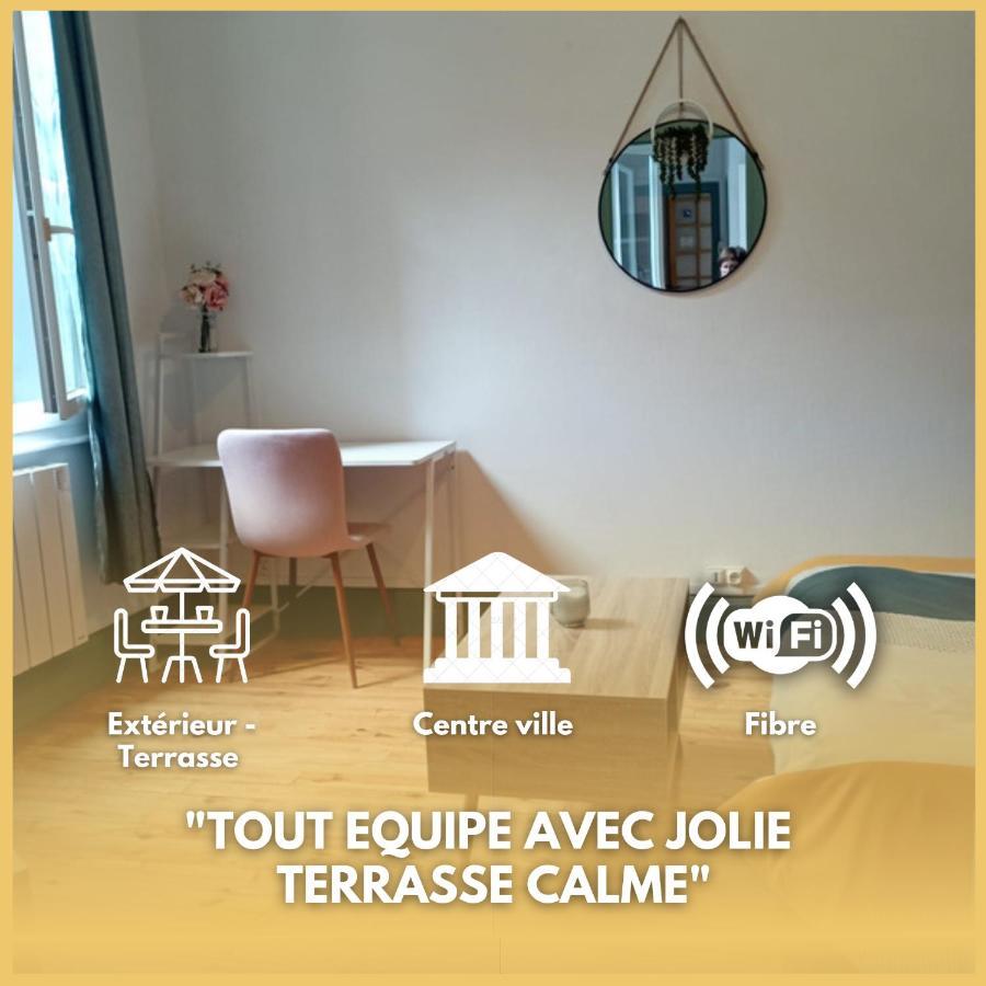La Terrasse Zen Dacher - Superbe Appartement 30 M2 Tout Equipe Avec Terrasse Coeur Vichy Proche Gare Thermes Cures Экстерьер фото
